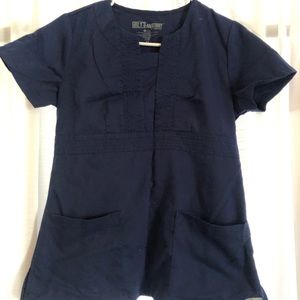 Greys anatomy navy blue scrubs